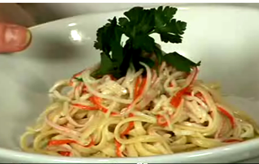Italian Cooking Crab Pasta With Cecilia